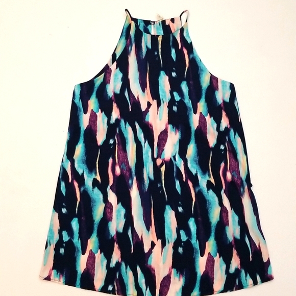 Tyche Colorful Abstract Shift Mini Dress - Picture 5 of 7